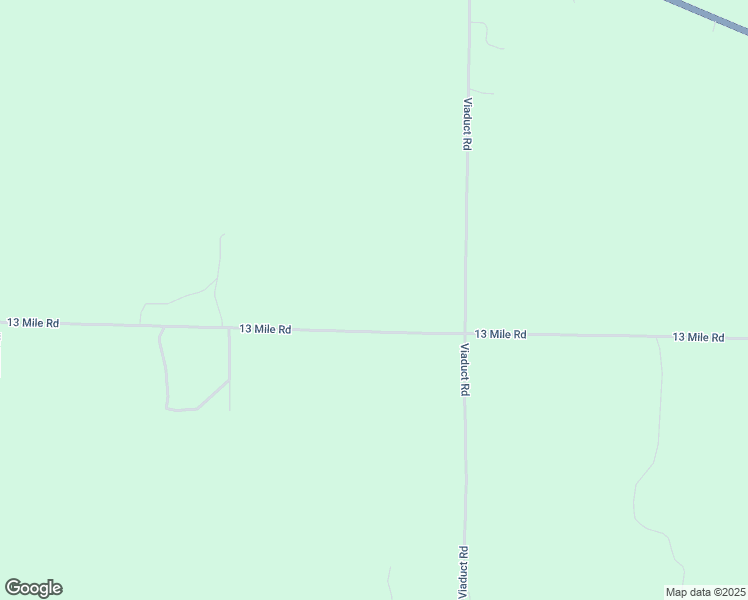 map of restaurants, bars, coffee shops, grocery stores, and more near 22500-22998 13 Mile Road in Mesick