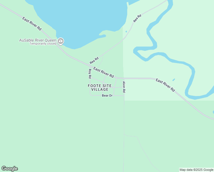 map of restaurants, bars, coffee shops, grocery stores, and more near 1921-1963 Wood Street in Oscoda Township