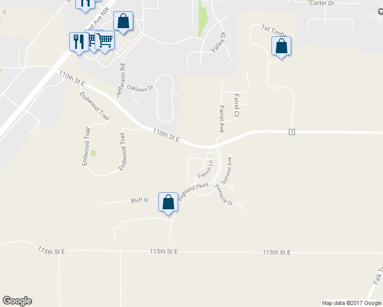 map of restaurants, bars, coffee shops, grocery stores, and more near 540 Cannon Way in Dundas