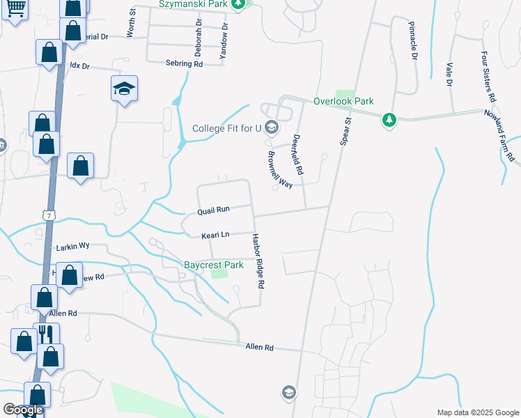map of restaurants, bars, coffee shops, grocery stores, and more near 15 Pheasant Way in South Burlington