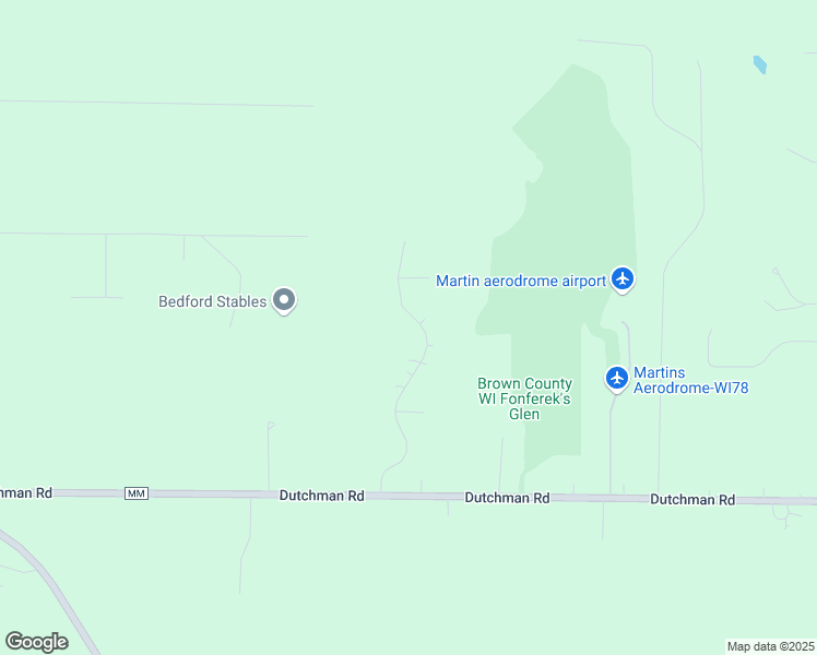 map of restaurants, bars, coffee shops, grocery stores, and more near 4116 Gemstone Trail in Green Bay