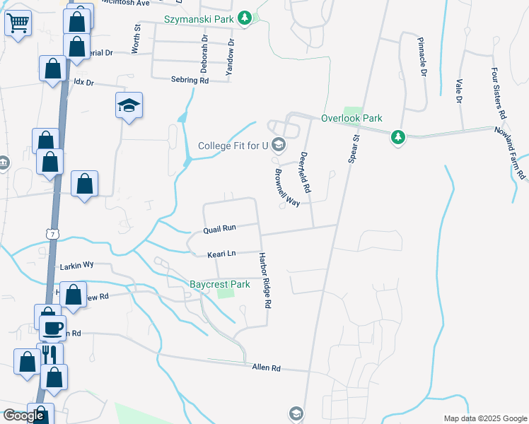 map of restaurants, bars, coffee shops, grocery stores, and more near 15 Pheasant Way in South Burlington