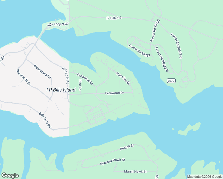 map of restaurants, bars, coffee shops, grocery stores, and more near 3689-3703 Island Drive in Island Park