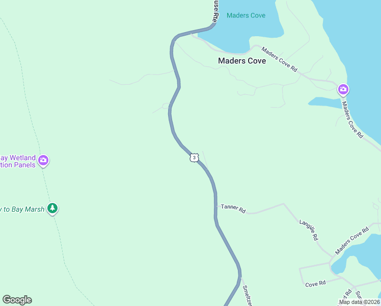 map of restaurants, bars, coffee shops, grocery stores, and more near 9561 Lighthouse Route in Mahone Bay