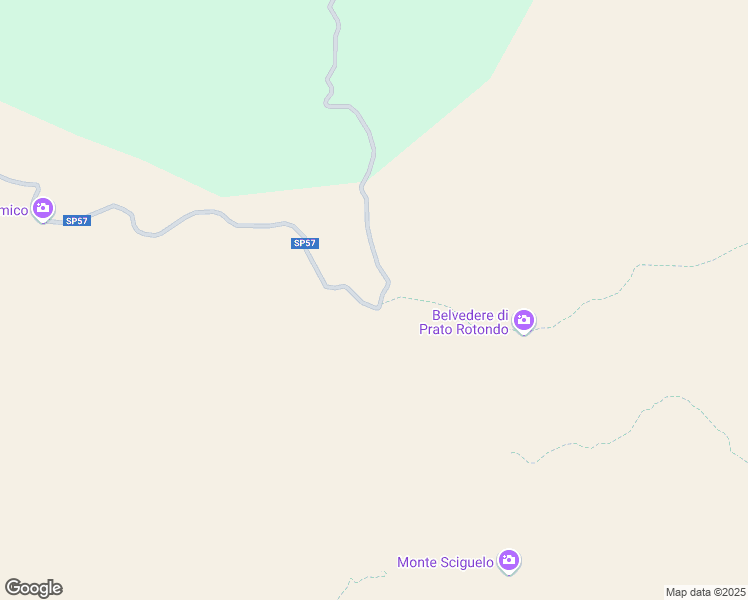 map of restaurants, bars, coffee shops, grocery stores, and more near SP57 in Provincia di Savona