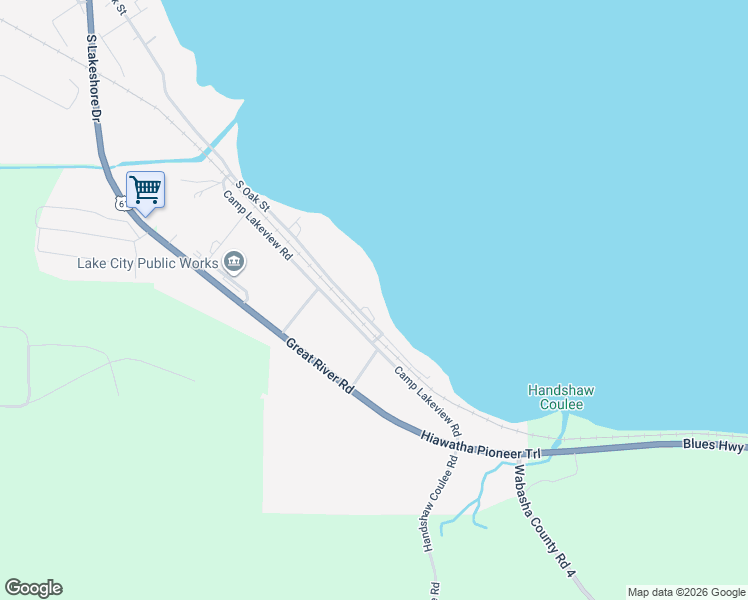 map of restaurants, bars, coffee shops, grocery stores, and more near 2015 South Oak Street in Lake City