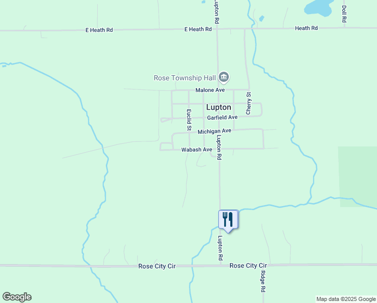 map of restaurants, bars, coffee shops, grocery stores, and more near 2362-2399 Wabash Avenue in Lupton