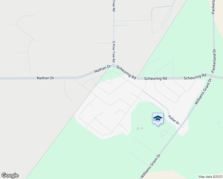 map of restaurants, bars, coffee shops, grocery stores, and more near 2284 Gringotts Way in De Pere