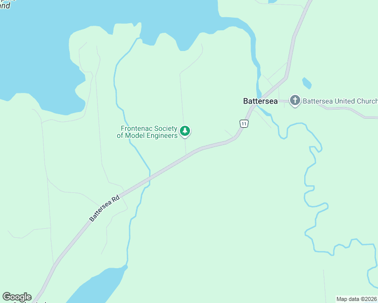 map of restaurants, bars, coffee shops, grocery stores, and more near 5105 Battersea Road in Battersea