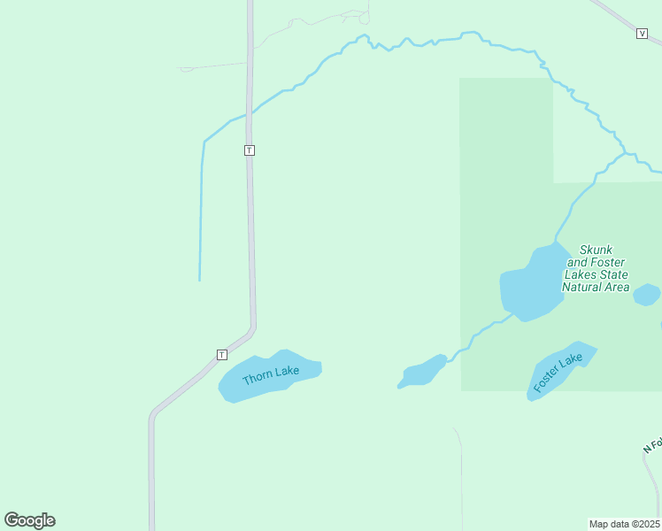 map of restaurants, bars, coffee shops, grocery stores, and more near 5089 County Road T in Amherst