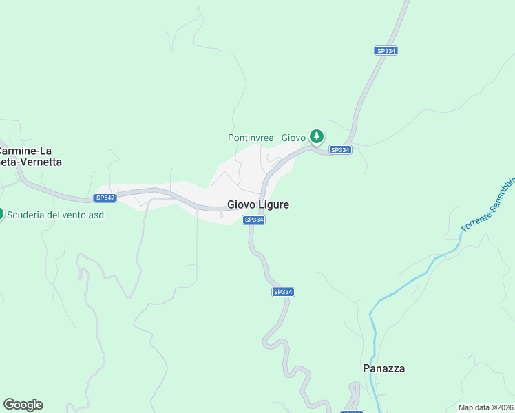 map of restaurants, bars, coffee shops, grocery stores, and more near 128 Via Giovo in Giovo Ligure