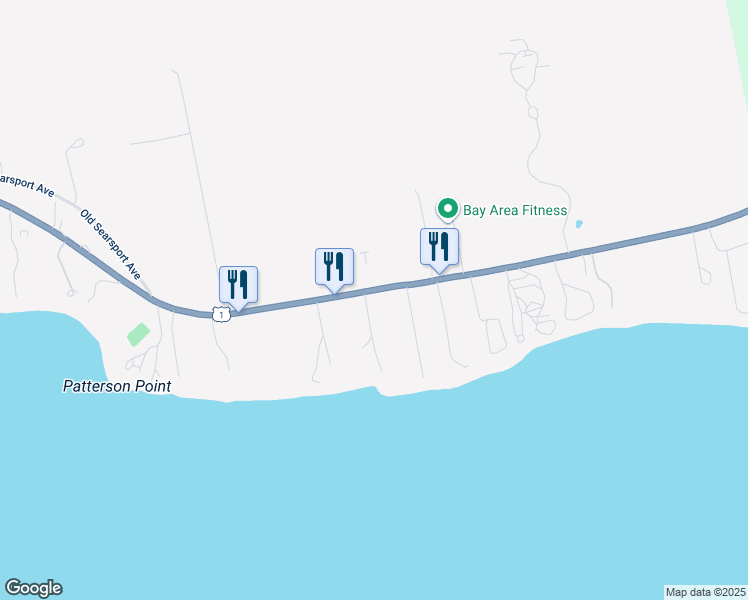 map of restaurants, bars, coffee shops, grocery stores, and more near 159 Searsport Avenue in Belfast