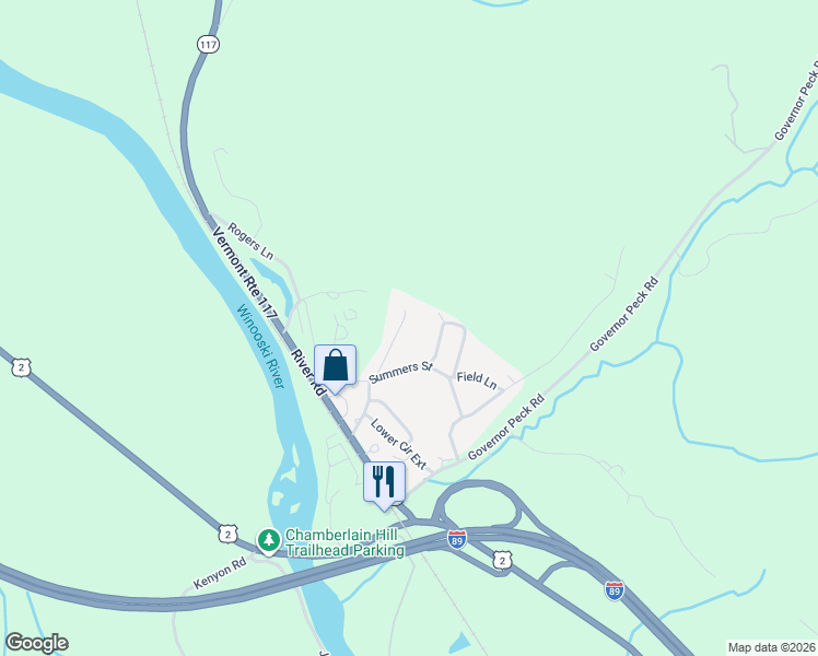 map of restaurants, bars, coffee shops, grocery stores, and more near 126 North Road in Richmond