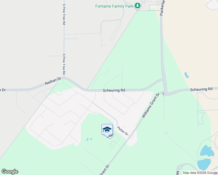 map of restaurants, bars, coffee shops, grocery stores, and more near 1037 Cider Drive in De Pere