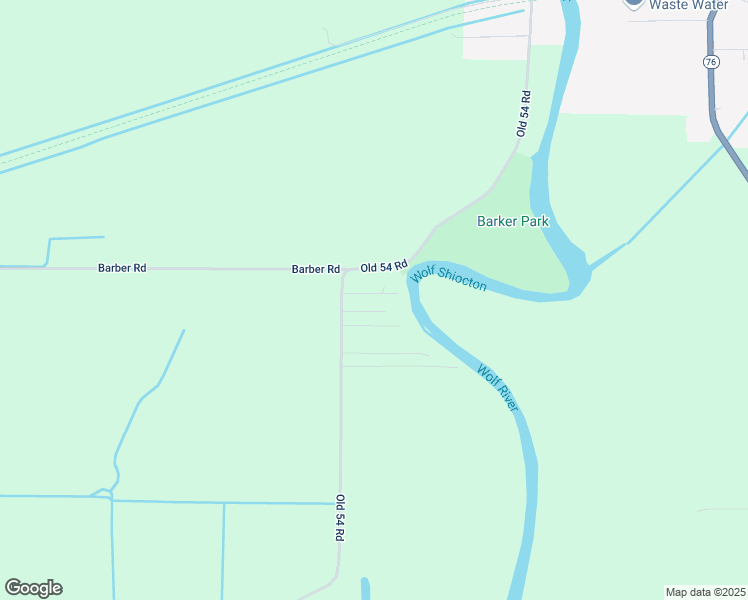 map of restaurants, bars, coffee shops, grocery stores, and more near N5278 Old 54 Road in Shiocton