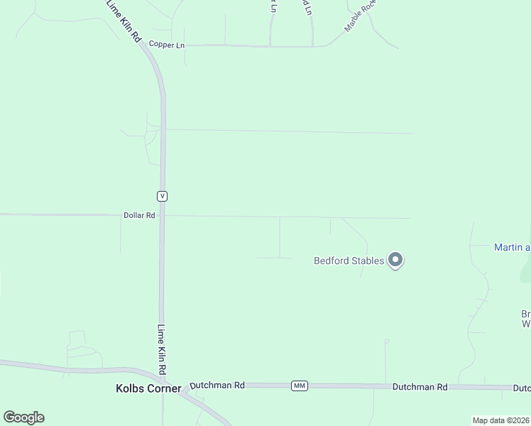 map of restaurants, bars, coffee shops, grocery stores, and more near 2538 Dollar Road in Green Bay