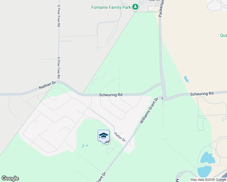 map of restaurants, bars, coffee shops, grocery stores, and more near 1037 Cider Drive in De Pere