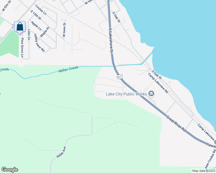map of restaurants, bars, coffee shops, grocery stores, and more near 1756 U.S. 61 in Lake City