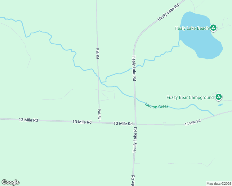 map of restaurants, bars, coffee shops, grocery stores, and more near 13241 Pak Road in Bear Lake