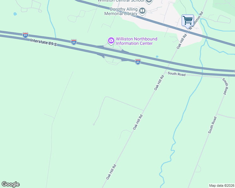 map of restaurants, bars, coffee shops, grocery stores, and more near 210 Partridge Hill Lane in Williston