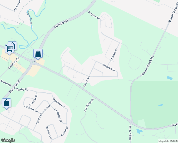 map of restaurants, bars, coffee shops, grocery stores, and more near 380 Chase Avenue in De Pere