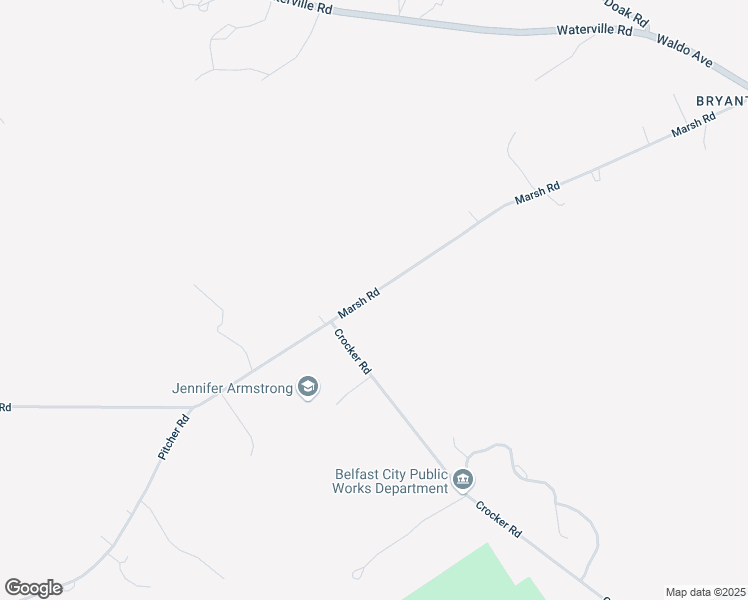 map of restaurants, bars, coffee shops, grocery stores, and more near 34 Marsh Road in Belfast