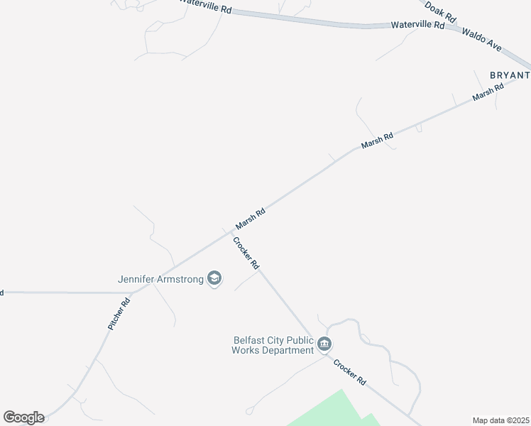 map of restaurants, bars, coffee shops, grocery stores, and more near 39 Marsh Road in Belfast
