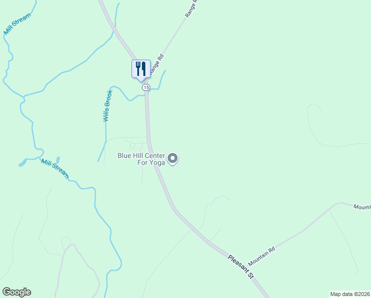 map of restaurants, bars, coffee shops, grocery stores, and more near Partridge Pl in Blue Hill