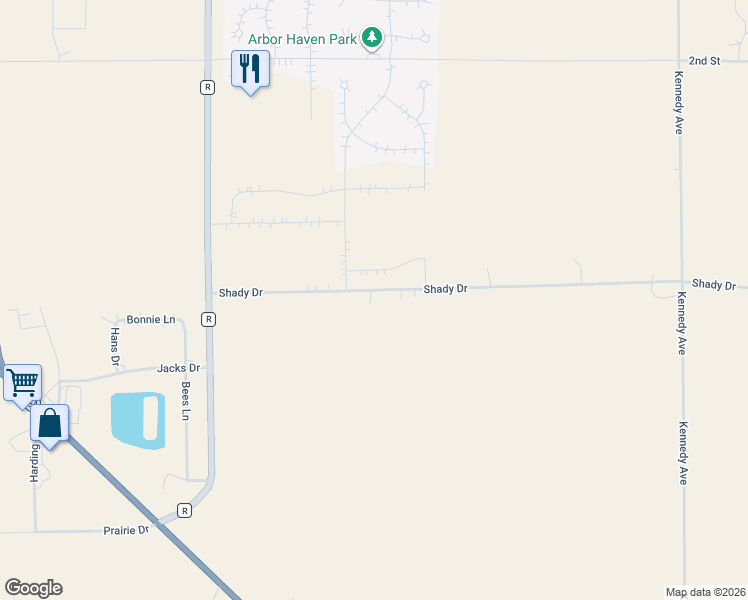 map of restaurants, bars, coffee shops, grocery stores, and more near 5753 Shady Drive in Plover