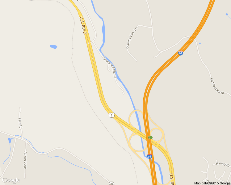 map of restaurants, bars, coffee shops, grocery stores, and more near 374 Emerson Falls Rd in St Johnsbury