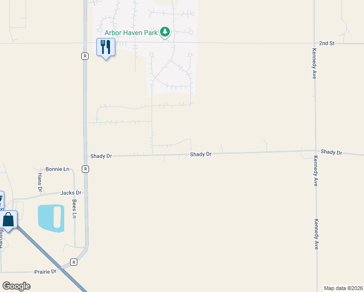 map of restaurants, bars, coffee shops, grocery stores, and more near 5763 Shady Drive in Plover