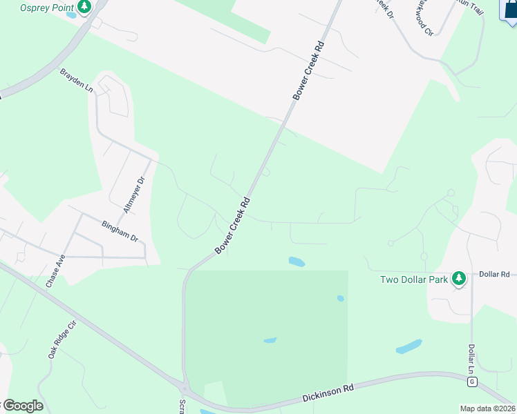 map of restaurants, bars, coffee shops, grocery stores, and more near 3675 Bower Creek Rd in De Pere