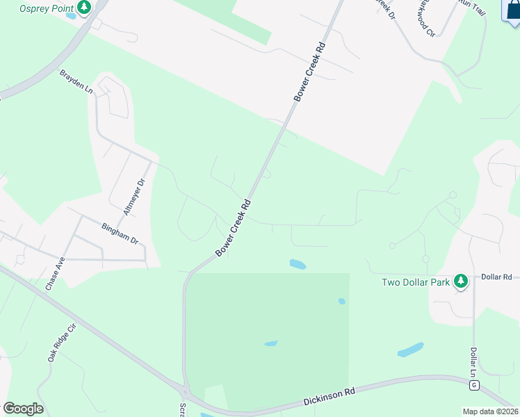 map of restaurants, bars, coffee shops, grocery stores, and more near 3675 Bower Creek Road in De Pere