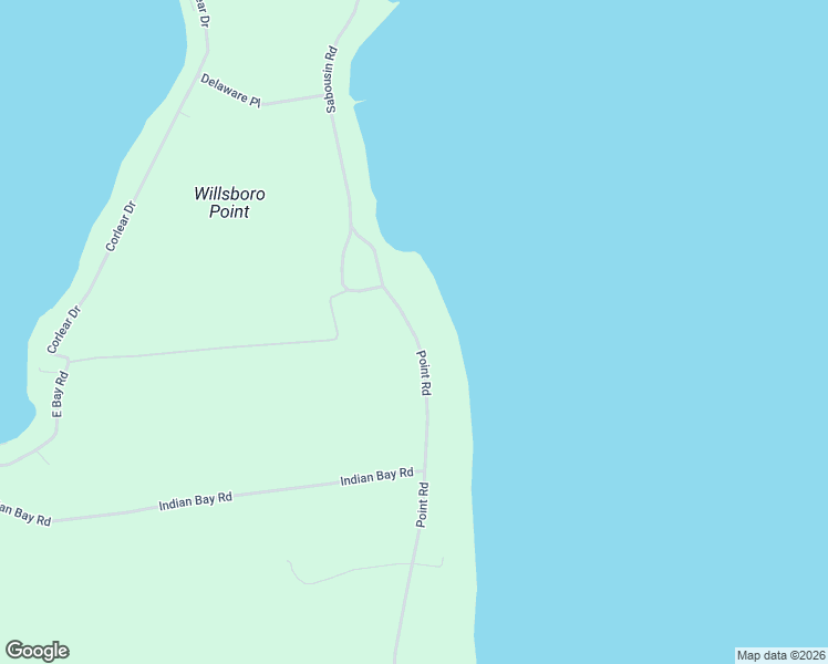 map of restaurants, bars, coffee shops, grocery stores, and more near Willsboro Point Road in Willsboro