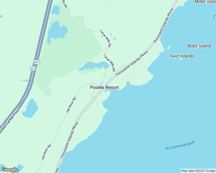 map of restaurants, bars, coffee shops, grocery stores, and more near 6 Vanston Road in Mallorytown