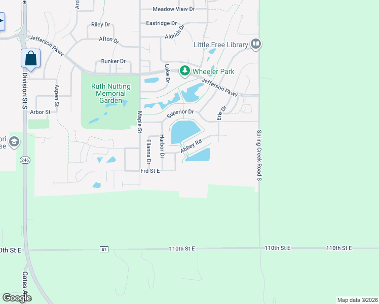 map of restaurants, bars, coffee shops, grocery stores, and more near 905 Abbey Road in Northfield