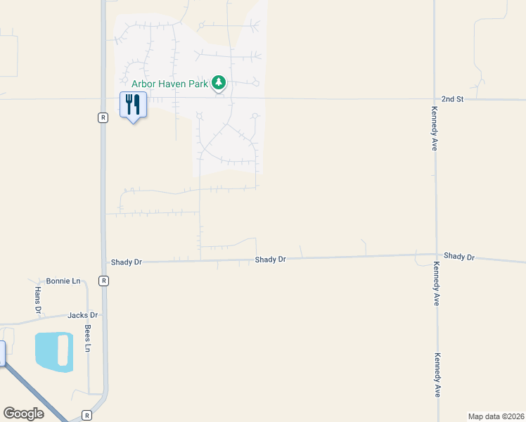 map of restaurants, bars, coffee shops, grocery stores, and more near 5836 Shady Drive in Plover