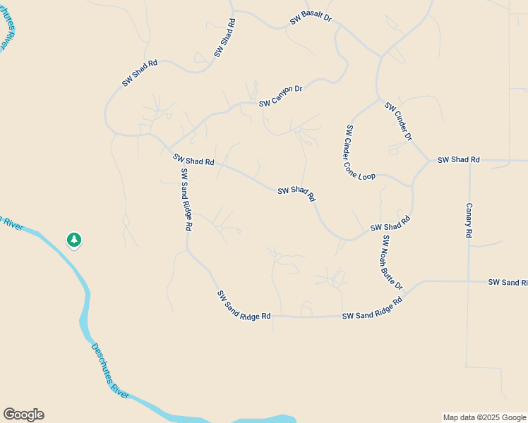 map of restaurants, bars, coffee shops, grocery stores, and more near 8691 Southwest Shad Road in Terrebonne