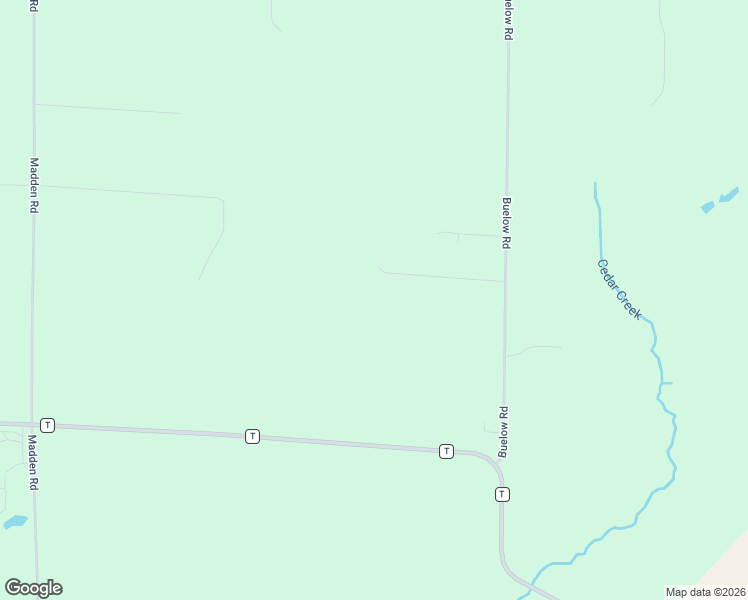 map of restaurants, bars, coffee shops, grocery stores, and more near N5447 Buelow Road in New London