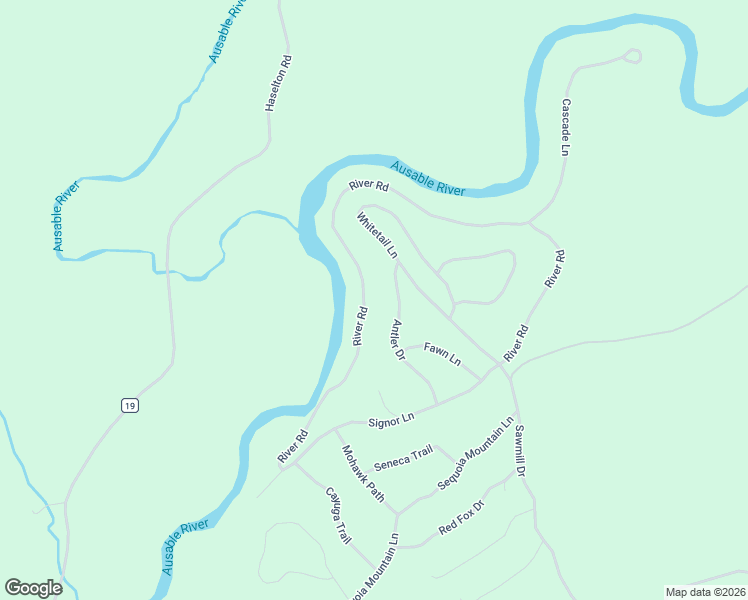 map of restaurants, bars, coffee shops, grocery stores, and more near 227 River Road in Jay