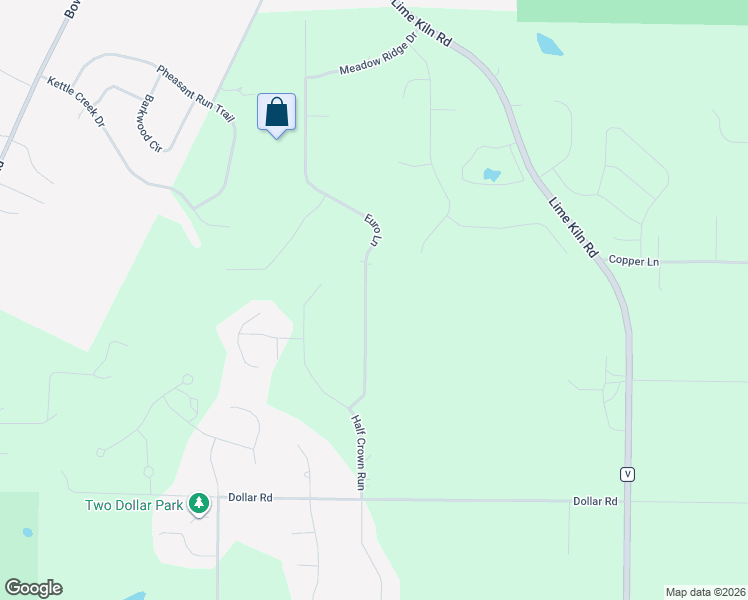 map of restaurants, bars, coffee shops, grocery stores, and more near 3669 Euro Lane in De Pere
