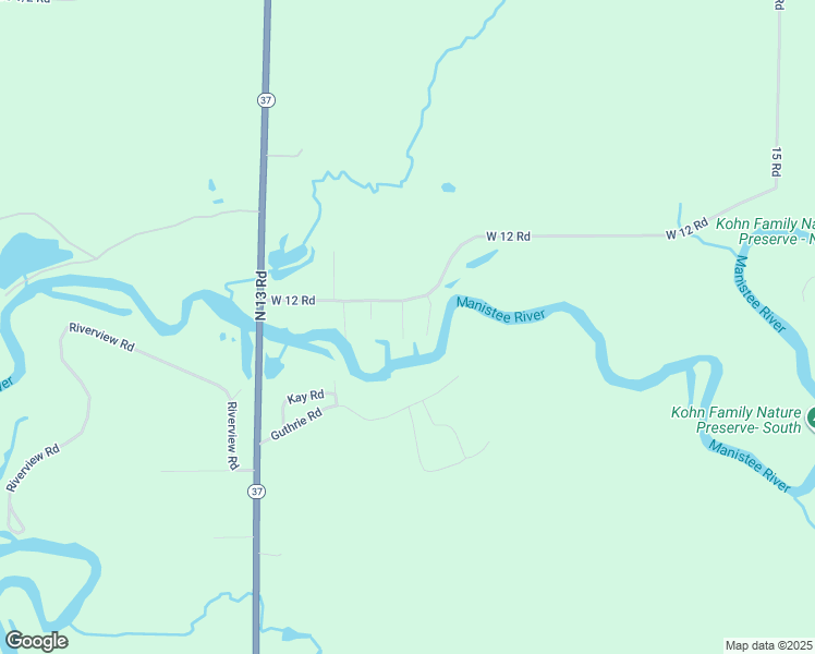 map of restaurants, bars, coffee shops, grocery stores, and more near 6850 Chippewa Drive in Mesick