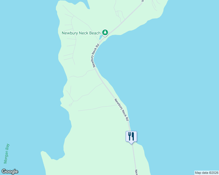 map of restaurants, bars, coffee shops, grocery stores, and more near 1106 Newbury Neck Road in Surry