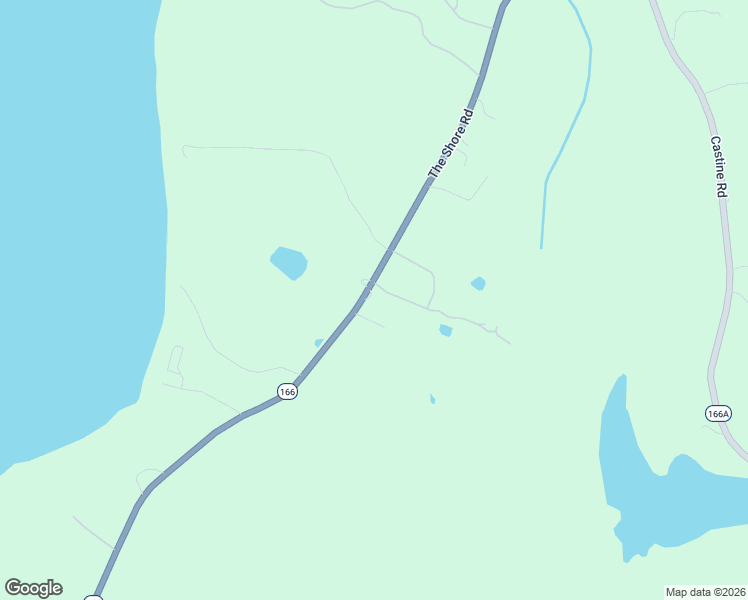 map of restaurants, bars, coffee shops, grocery stores, and more near 581 The Shore Road in Castine