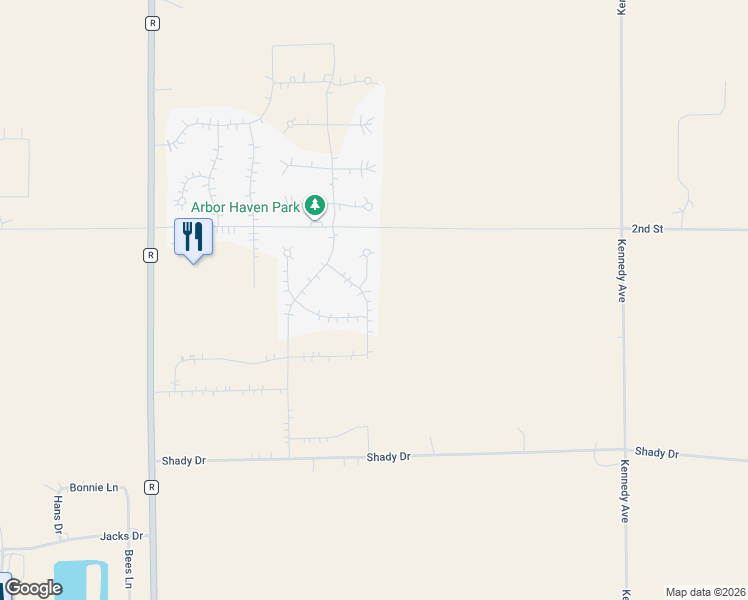 map of restaurants, bars, coffee shops, grocery stores, and more near Moreland Road in Plover