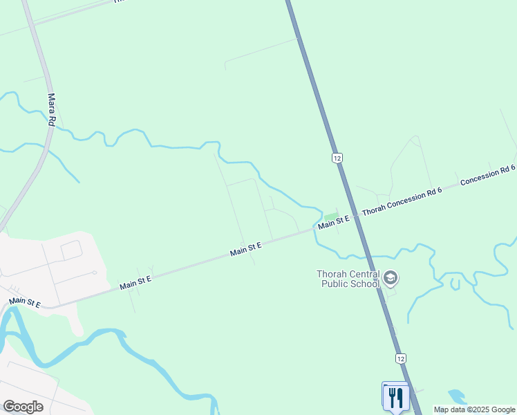 map of restaurants, bars, coffee shops, grocery stores, and more near 20B Howard Avenue in Regional Municipality of Durham