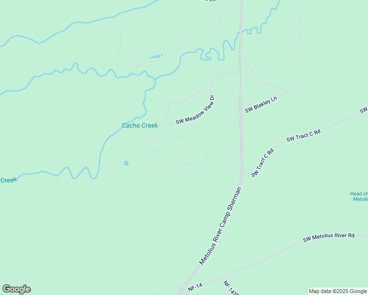 map of restaurants, bars, coffee shops, grocery stores, and more near 13917 Southwest Pinewood Lane in Camp Sherman