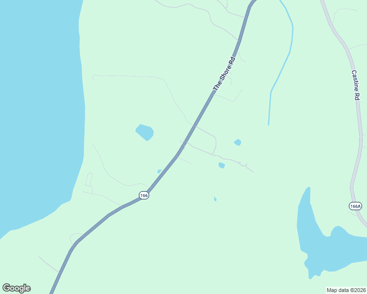 map of restaurants, bars, coffee shops, grocery stores, and more near 581 The Shore Road in Castine