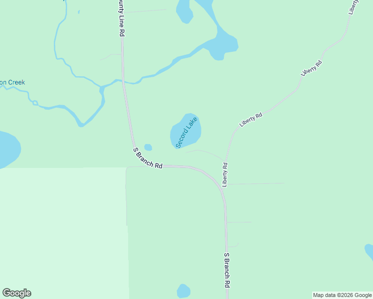 map of restaurants, bars, coffee shops, grocery stores, and more near 5480 South Branch Road in Long Lake