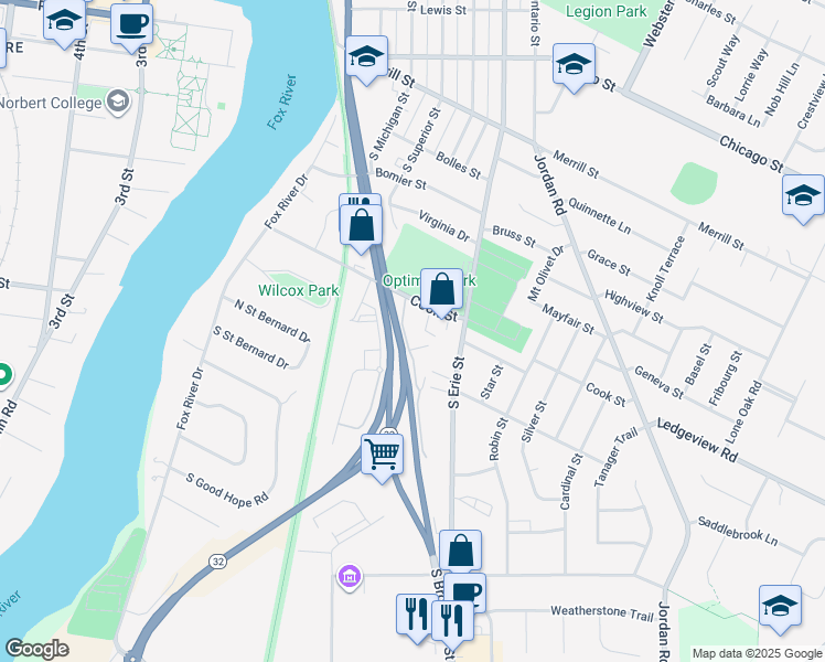 1011 Coral Street, De Pere WI Walk Score